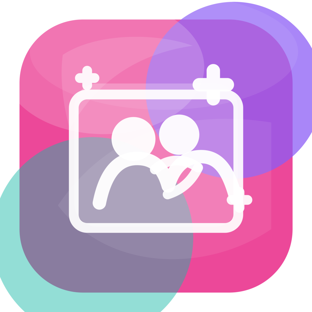 AI-avatars en plakkers van 'n foto