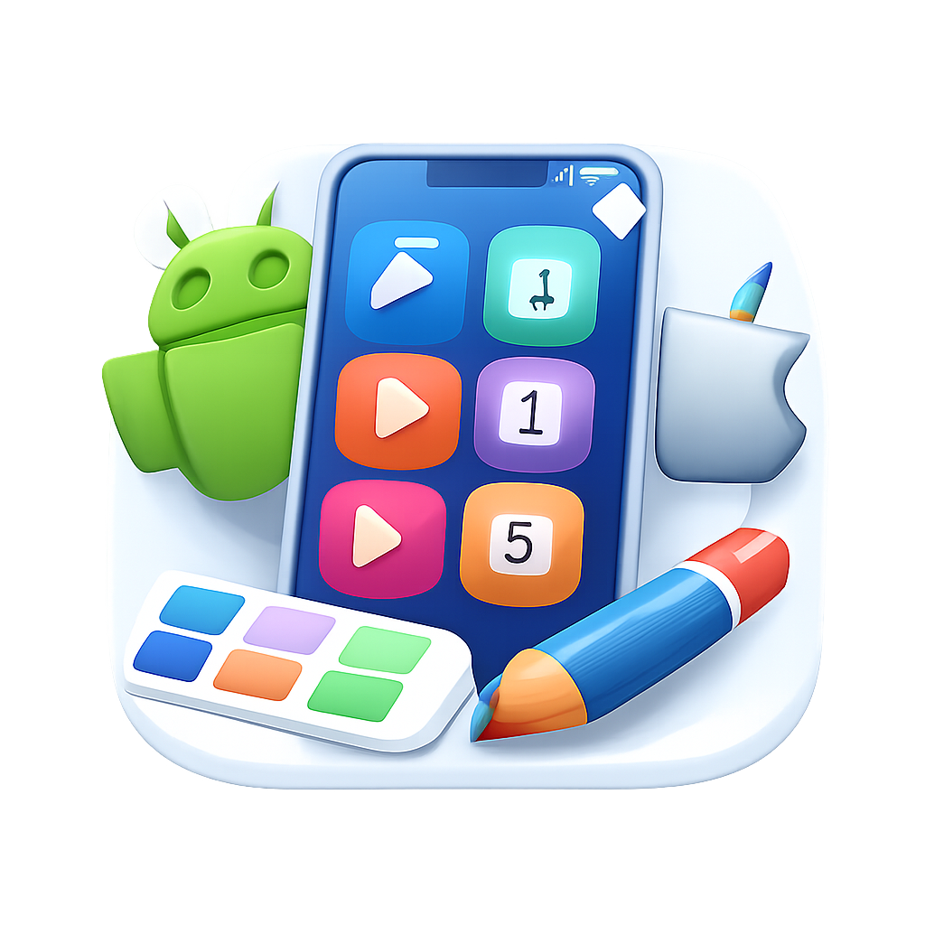 Programikoonopwekker vir Android en iOS